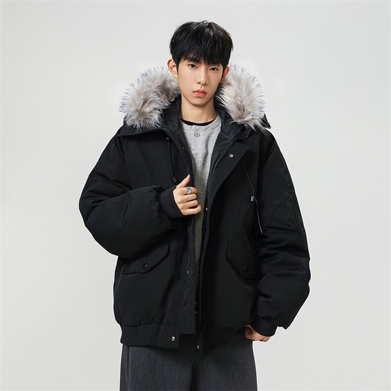 美式毛领派克棉服男冬季加厚工装棉衣情侣外套M060-P110迷彩P115,男装棉衣,星座308B-2