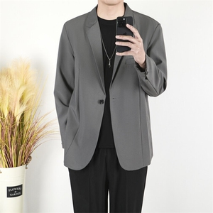 西装外套男士春秋季新款潮流宽松小单西休闲商务西服男 TK71图片