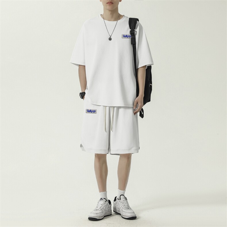 夏季薄款速干运动篮球服套装夏天男士休闲短裤男装TZ18-特批-70,男装休闲套装,星座718