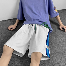 2024夏季新款潮牌设计双股长绒棉休闲运动裤宽松休闲P35，男装休闲裤，星座1511