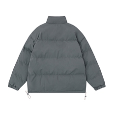 白底新款冬季时尚百搭字母印花美式棉服外套MY62063P85控118，男装棉衣，电商A268-1