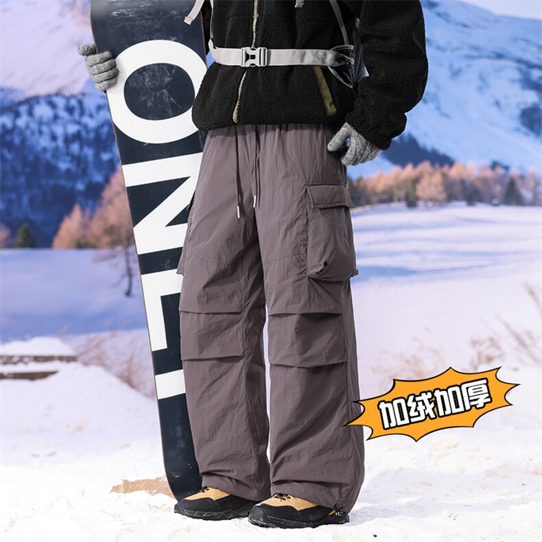 真！！标90绒羽绒裤内所暖工装伞兵裤A014-DY25101-P155，男装棉裤，电商A014