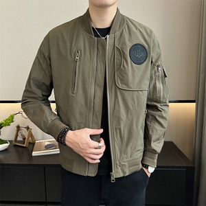 店主风秋季新款棒球领工装棒球服夹克时尚休闲外套潮58126-P110图片