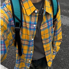 简约潮流时尚新款流行ins长袖衬衫百搭气质慵懒文艺日系原宿，男装衬衫，星座601-1