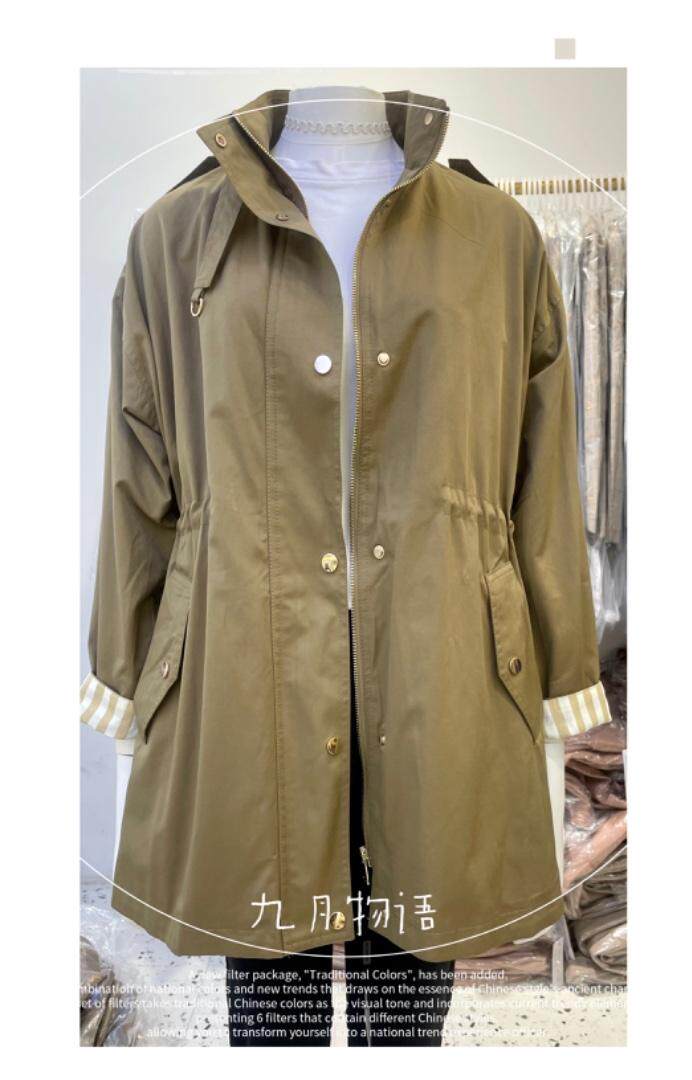 秋装风衣新款，女装风衣，欧卡达