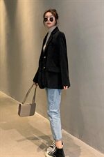 31号出货！2020春秋高品质灯芯绒收腰小西装165A-2001，女装西装，浙宝123