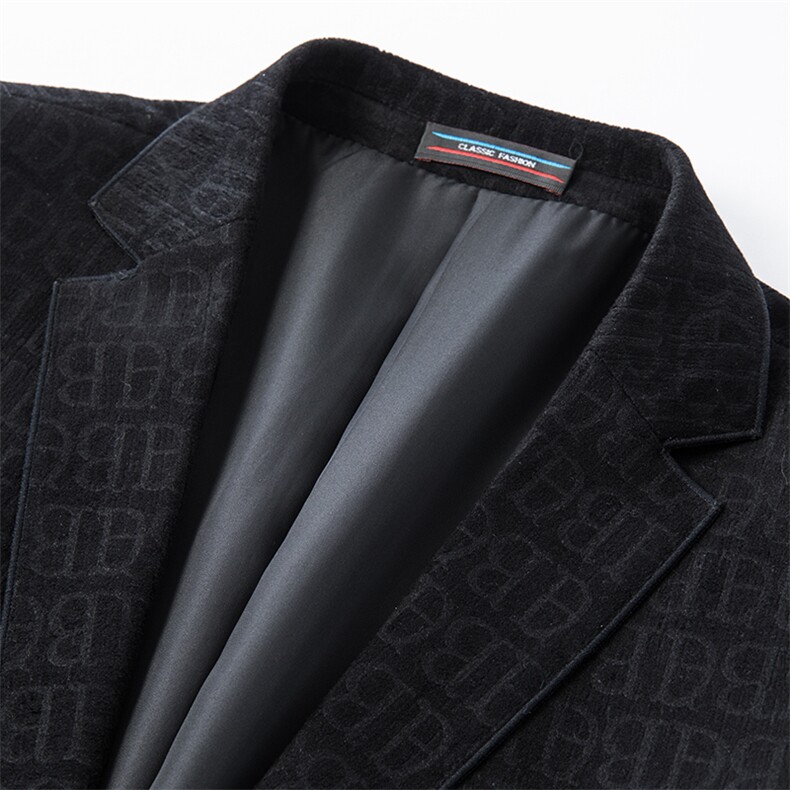 西服男秋季潮款休闲商务小西服上衣中年男士单西外套ASDG41-P200图片