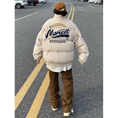 棉服男款秋冬外套男美式夹克男装新款上衣服冬装潮牌TT8055P80，男装夹克，星座1013-5