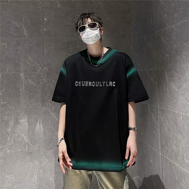 带垫肩夏季新款男休闲圆领短袖T恤CF16P38,男装T恤,星座1116-2