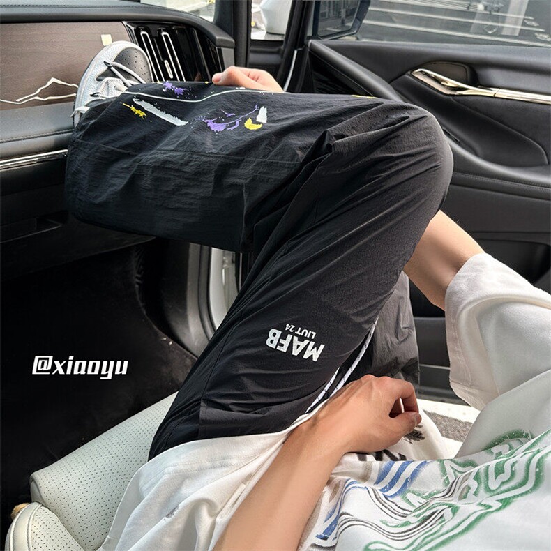 XZ616夏季新款百搭泼墨速干裤休闲长裤TY2498M-5XL特P30控58,男装休闲裤,星座512A（原616）