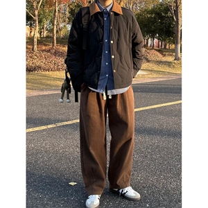 重磅宽松纯棉弯刀阔腿裤 1302-7607-P65控108图片