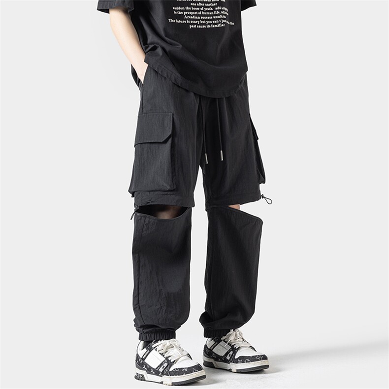 2024春夏衔接无影墙大码可拆卸两节速干裤M-5XHK24175-P55,男装休闲裤,电商A022
