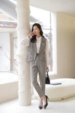 2021春装新款韩版修身三件套套装，女装职业装，贻思茗