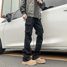A408-1-23K60647-P65-X88-M-3XL美式高街休闲直筒小脚工装牛仔裤，男装牛仔裤，电商A408