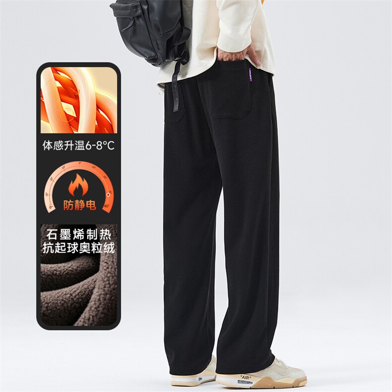 A178-1DY586AP90奥粒绒秋冬季美式休闲针织卫裤,男装休闲裤,电商A178-1