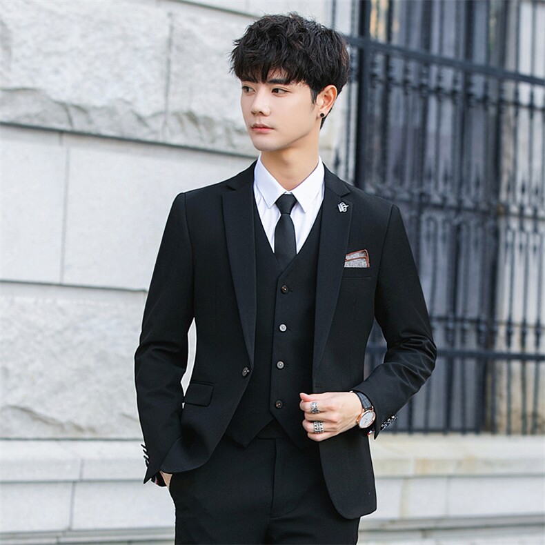 西装男套装韩版修身三件套商务休闲小西服英伦风礼服p285控489,男装西服套装,电商A355（原A415）