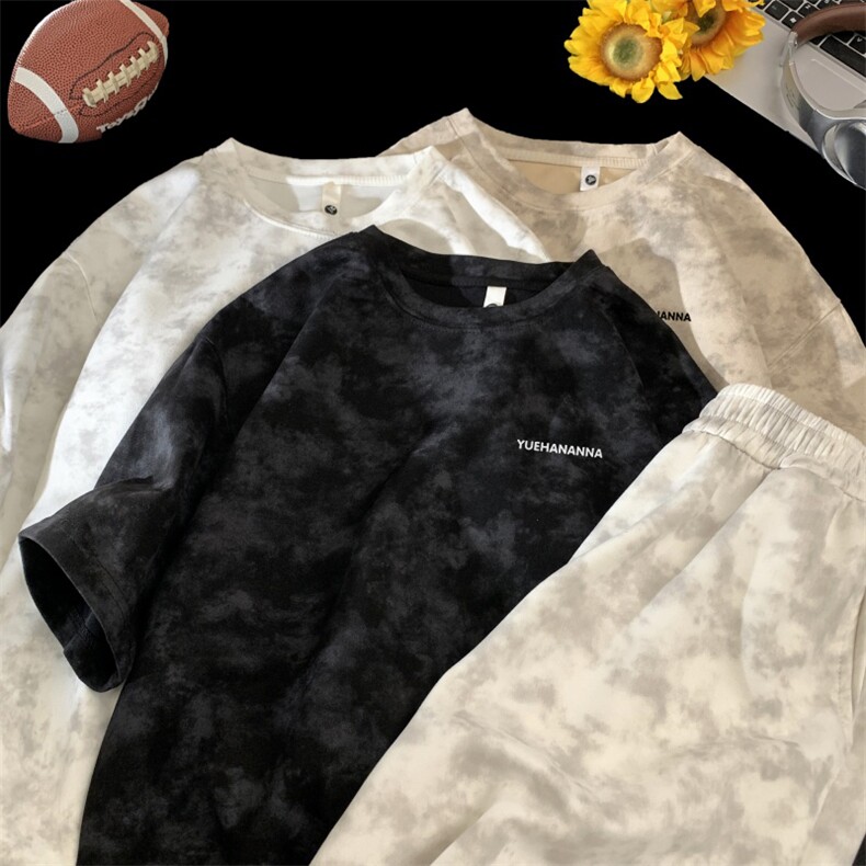 量大图低自动【有货】短袖套装C403A-TZT25371-P55，男装休闲套装，电商C403A