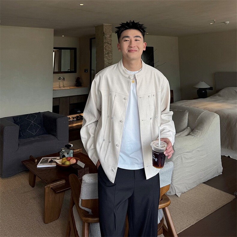 网图慎用~抖音新中式立领夹克外套 K8826/P108图片