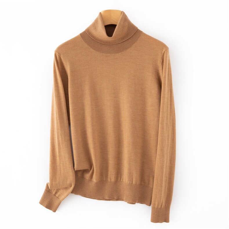 2025年秋季长袖套头高翻打底衫时尚百搭，男装针织衫/毛衣，晨收贸易商行