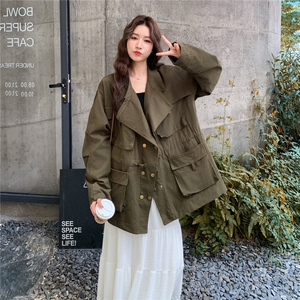 【现货】法式宽松休闲工装外套2C212- G180-P165-K238图片