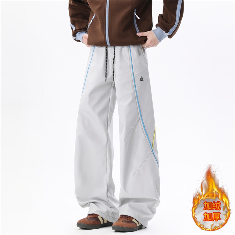 815A-K326-P55控98加绒冬季明线美式冲锋裤男工装裤登山休闲长裤，男装工装外套，星座815A