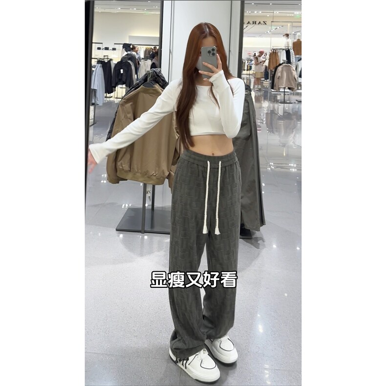 秋季新款百搭灯芯绒花色宽松休闲脏脏裤B315-K125-特p35控68,男装休闲裤,电商B315