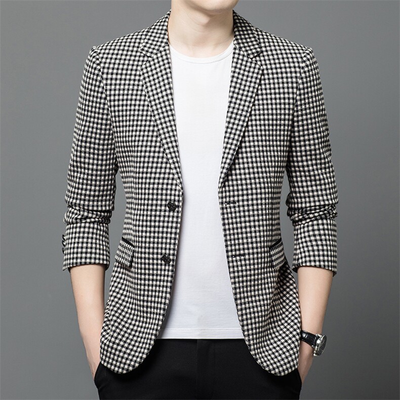 ASD9039男士2023年春季新款长袖西服休闲青年夹克西装单西图片