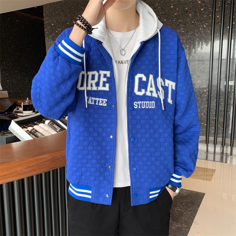 2025春季夹克男潮流假两件夹克外套衣服上衣A210-JK272-P95,男装夹克,星座210-3