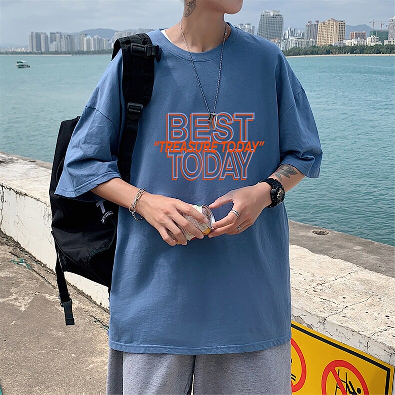 DX17181-P20纯短袖t恤男大码半袖打底衫宽松体恤衫港风,男装T恤,电商A040