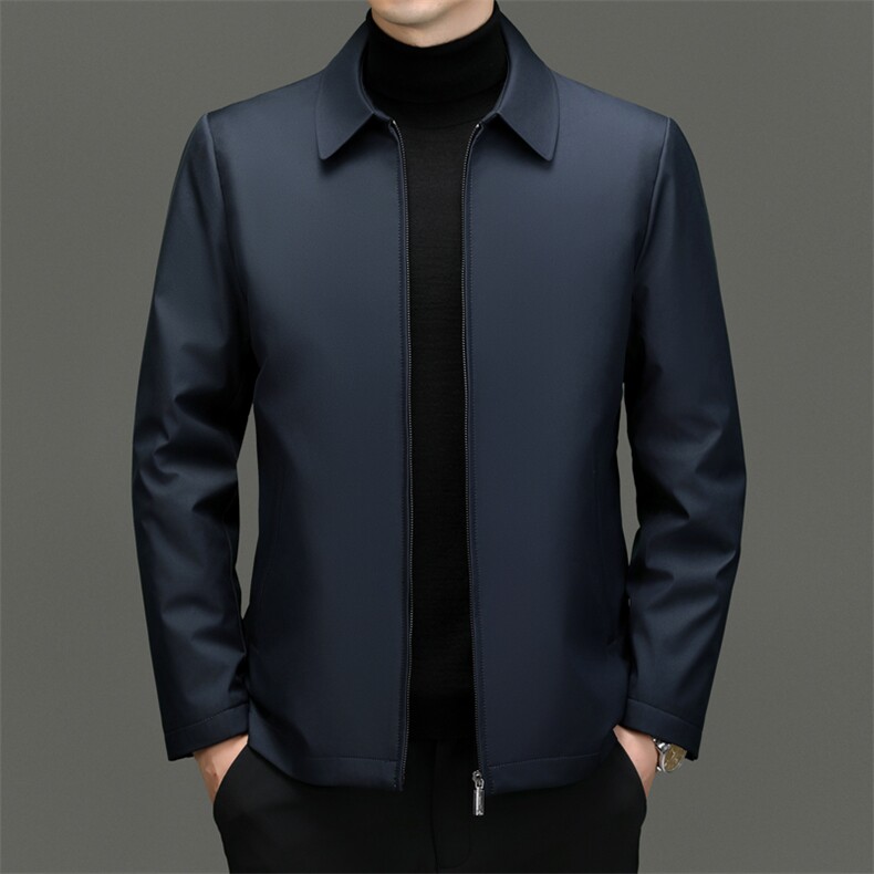 BN23793钱塘2020-2商务百搭冬季厚款中年男士90鹅绒羽绒服P205图片