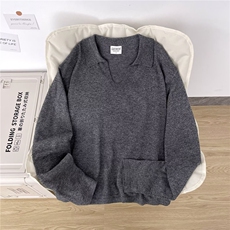 1506-1/M5151/P50美式复古翻领POLO衫卫衣情侣简约百搭休闲套头，男装Polo衫，星座1506-1