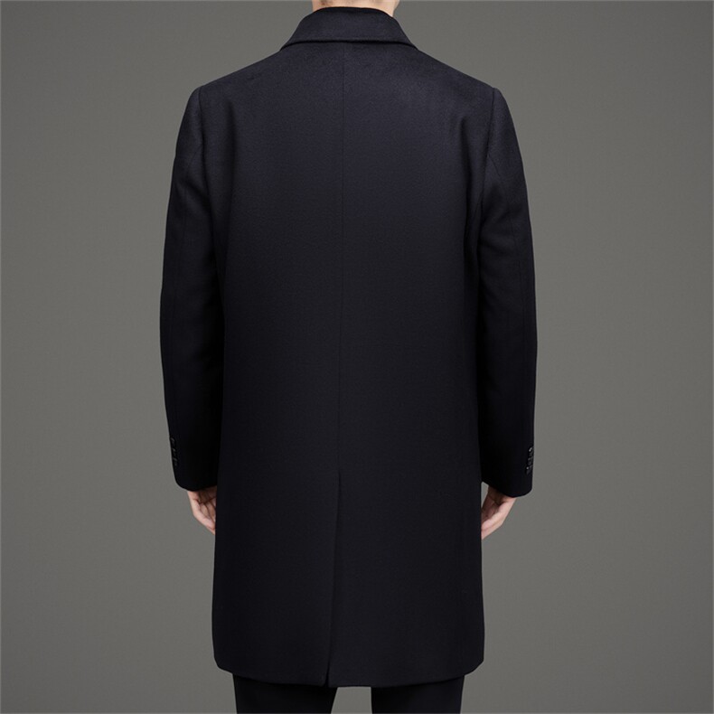 高品质男中年双面呢羽绒服外套中老年绵羊毛呢可脱卸羽绒内胆大衣,男装羽绒服,钱塘723