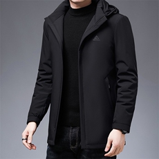 ANY22013钱塘2020-3秋冬中年男士商务休闲简约连帽羽绒服外套P285，男装羽绒服，钱塘207-3