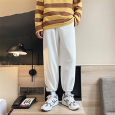 加绒休闲裤直筒抽绳B342-K6363-P50，男装卫衣，电商B342