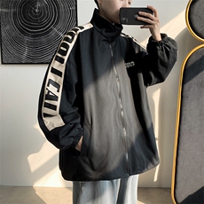 外套男潮ins秋港味复古立领褂子美式嘻哈夹克韩版上衣W1140-P52，男装夹克，星座512-2