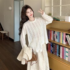 新款新中式提花三件套5540P175K288，女装套装/套裙，2C176