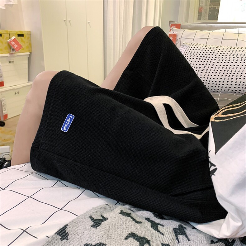 夏季新款2022男士短裤港风宽松短裤立体小标百搭休闲DK7865-P35,男装休闲裤,星座717