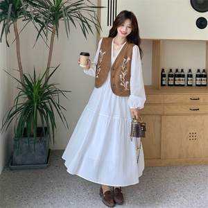 女装新款时尚套装马甲连衣裙两件套单裙P135-K188P185-K248图片