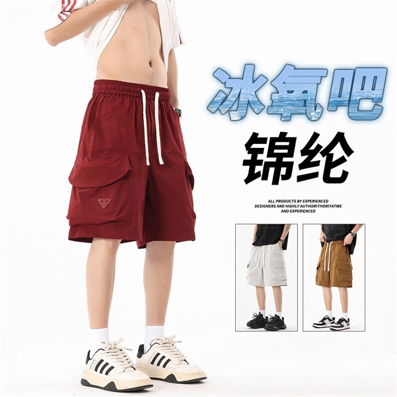 抖音品质新款男装短裤五分裤户外潮牌休闲A146-GY501特p35量大优图片
