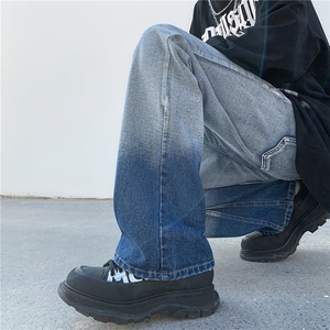 牛仔裤男修身直筒长裤休闲裤裤子男A061-W9991-P60-限78图片