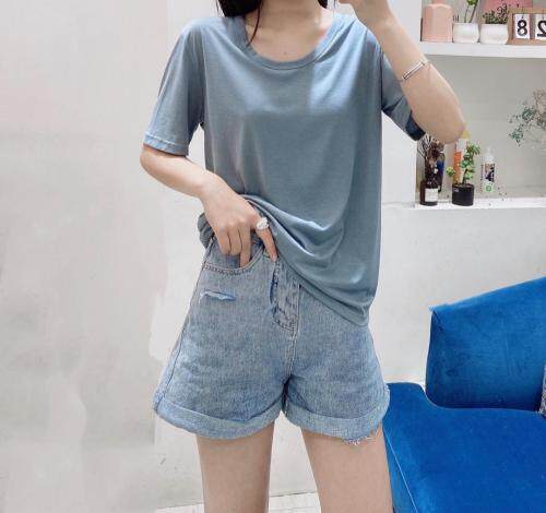 销量王销售破10w100%巴黎天丝T，女装，柒外