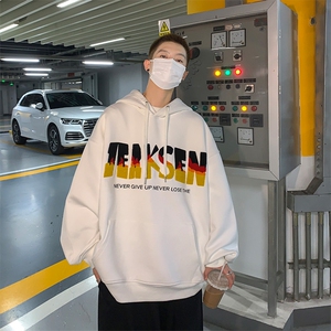 2023秋季新款大码卫衣男ins潮流青春流行宽松型JK22309p75控88图片