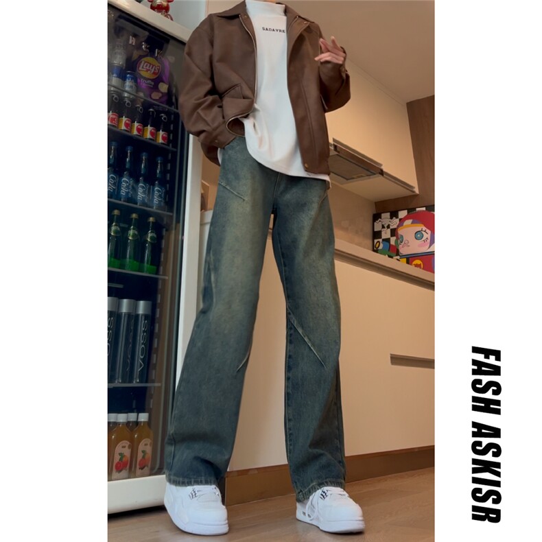 抖音得物品质百搭牛仔裤212-2-DY181-特P60,男装牛仔裤,星座808A-1