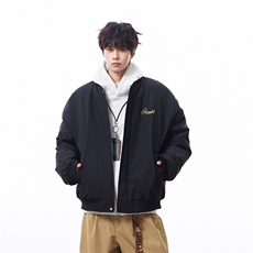 白底抖音直播带货得物高品质棒球领飞行夹克棉衣M1352P88，男装夹克，电商C408(原B339-1)
