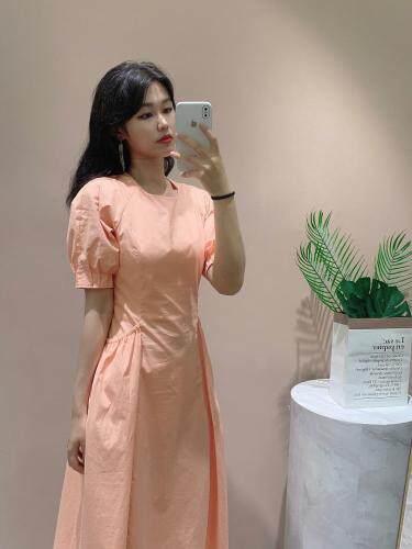 [现货]夏季新款纯棉显腰身长裙，女装，嘉乐馨秀(4F)