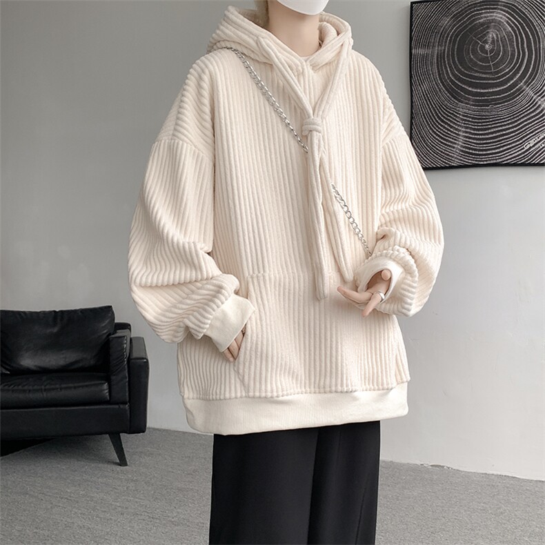 现货WY7890-P55加绒65高品质灯芯绒高质量连帽加绒加厚卫衣,男装卫衣,电商A059