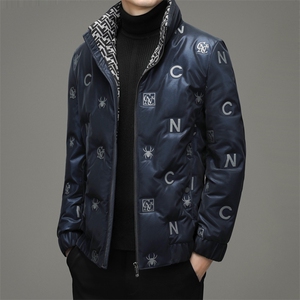 2023冬季新款90%白鸭绒青年休闲保暖羽绒服立领外套 ZL11678-P245图片