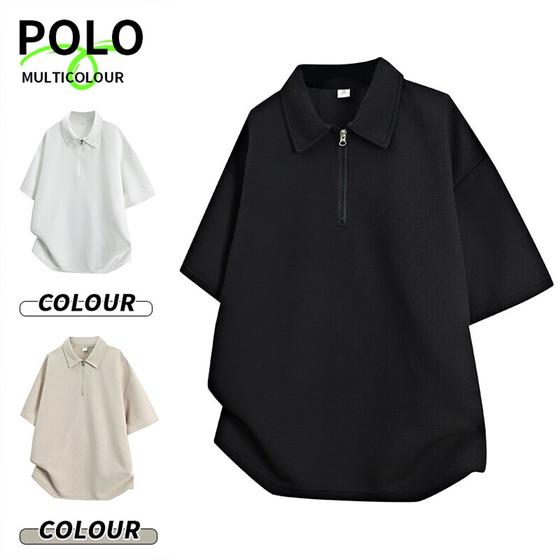 加大210斤可穿夏季新款休闲短袖T恤男宽松百搭POLO打底衫，男装Polo衫，星座1206（原A206）