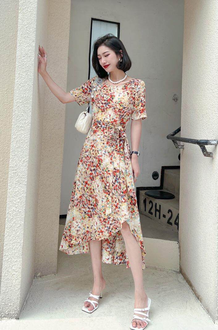 2022夏季新款连衣裙，女装连衣裙，阔怡人