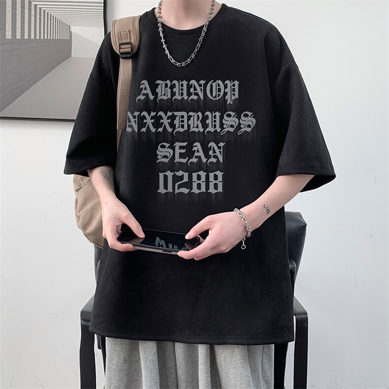 麂皮绒短袖t恤男大码半袖男JD82307-P25,男装T恤,电商A040